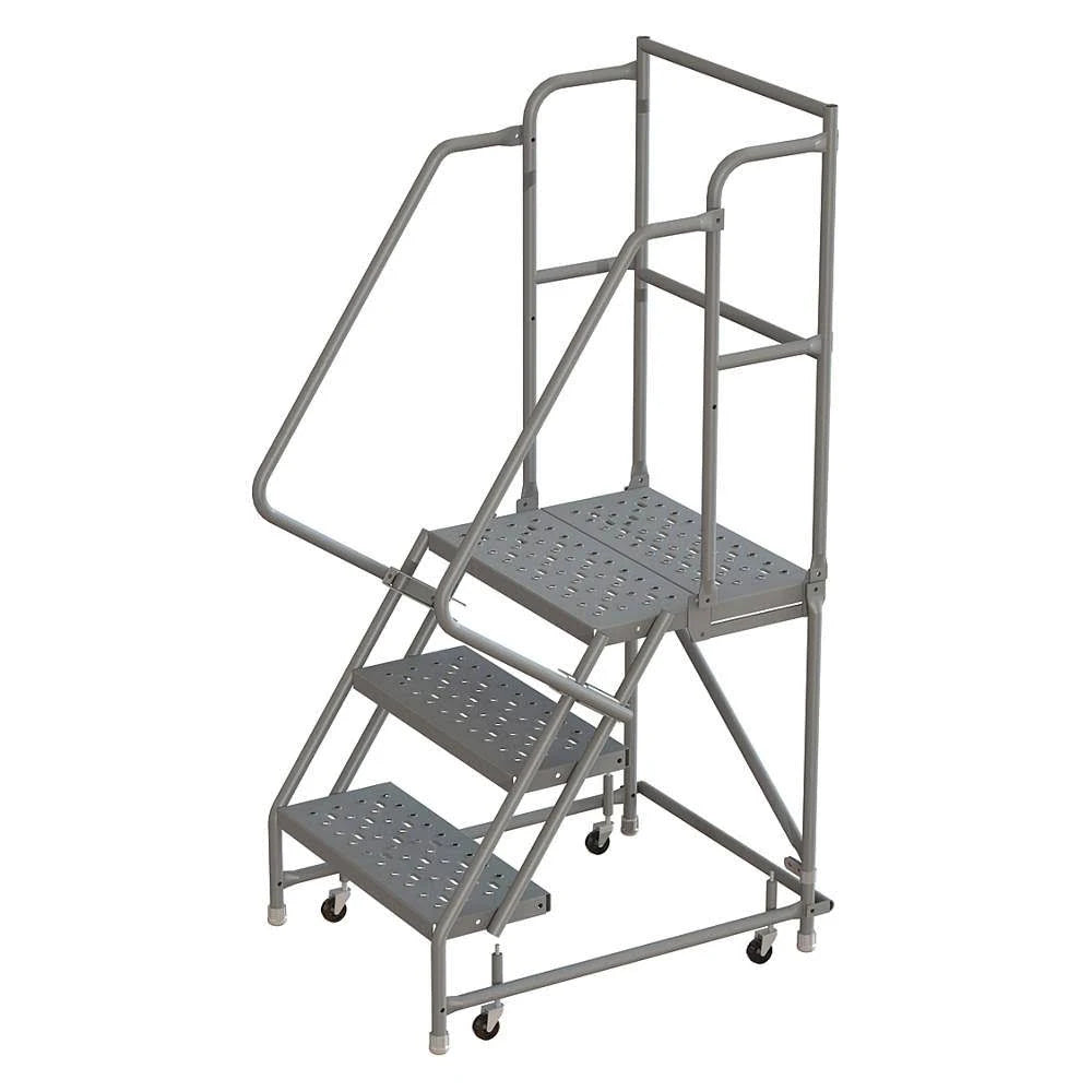 Rolling Ladder, 3 Step, Steel A398