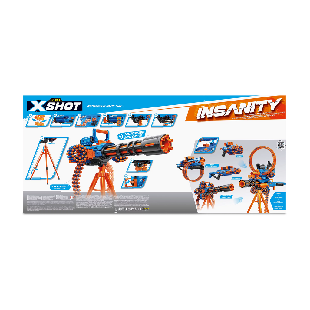 Motorized Plastic Dart Blaster (72 Darts) Y6556