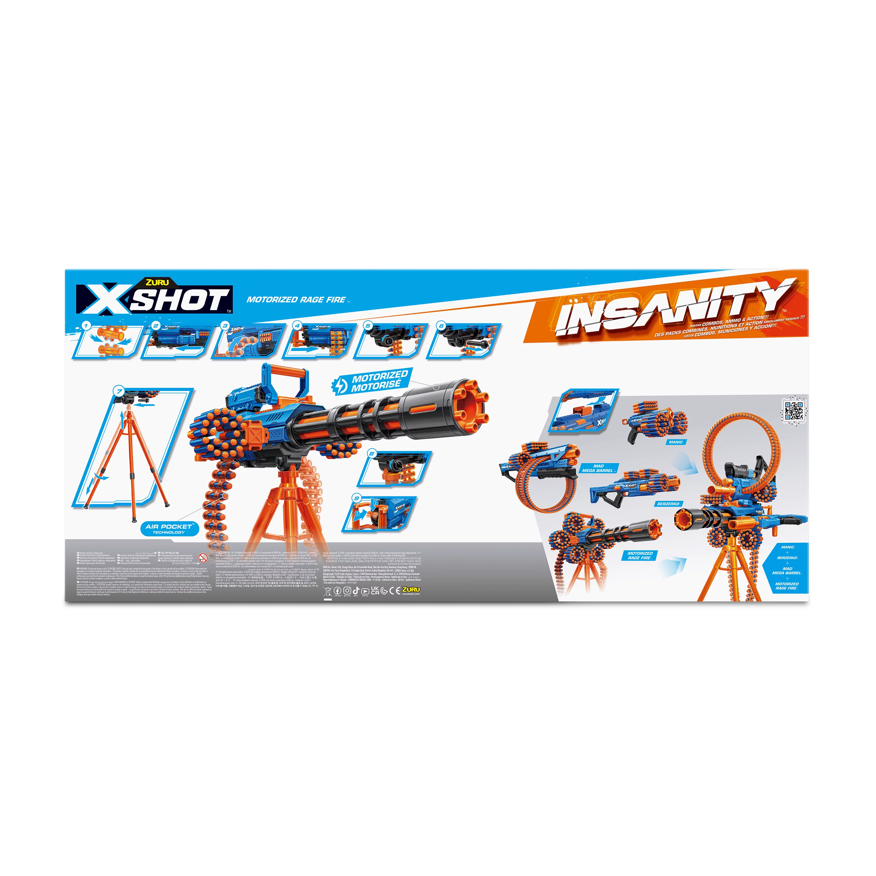 Motorized Plastic Dart Blaster (72 Darts) Y6556