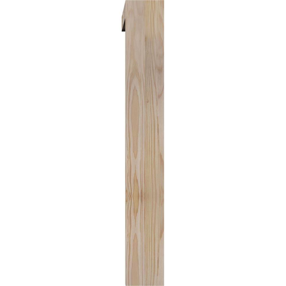 Thorton Block Smooth Bracket with Offset Brace, Douglas Fir V12459