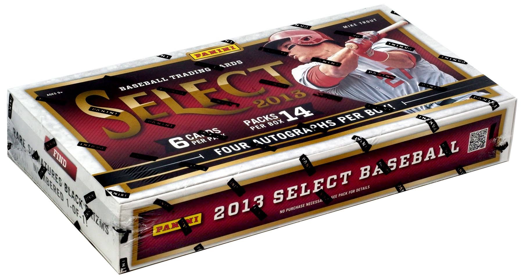 2013 Panini Select Baseball Hobby Box Y292079