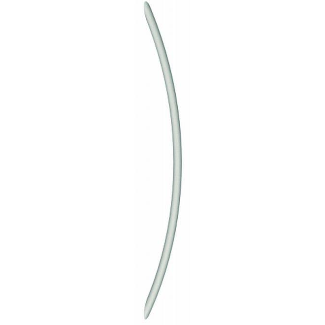 Offset Segment Shape Door Pull with Back to Back Mounting - Satin Brass I71312