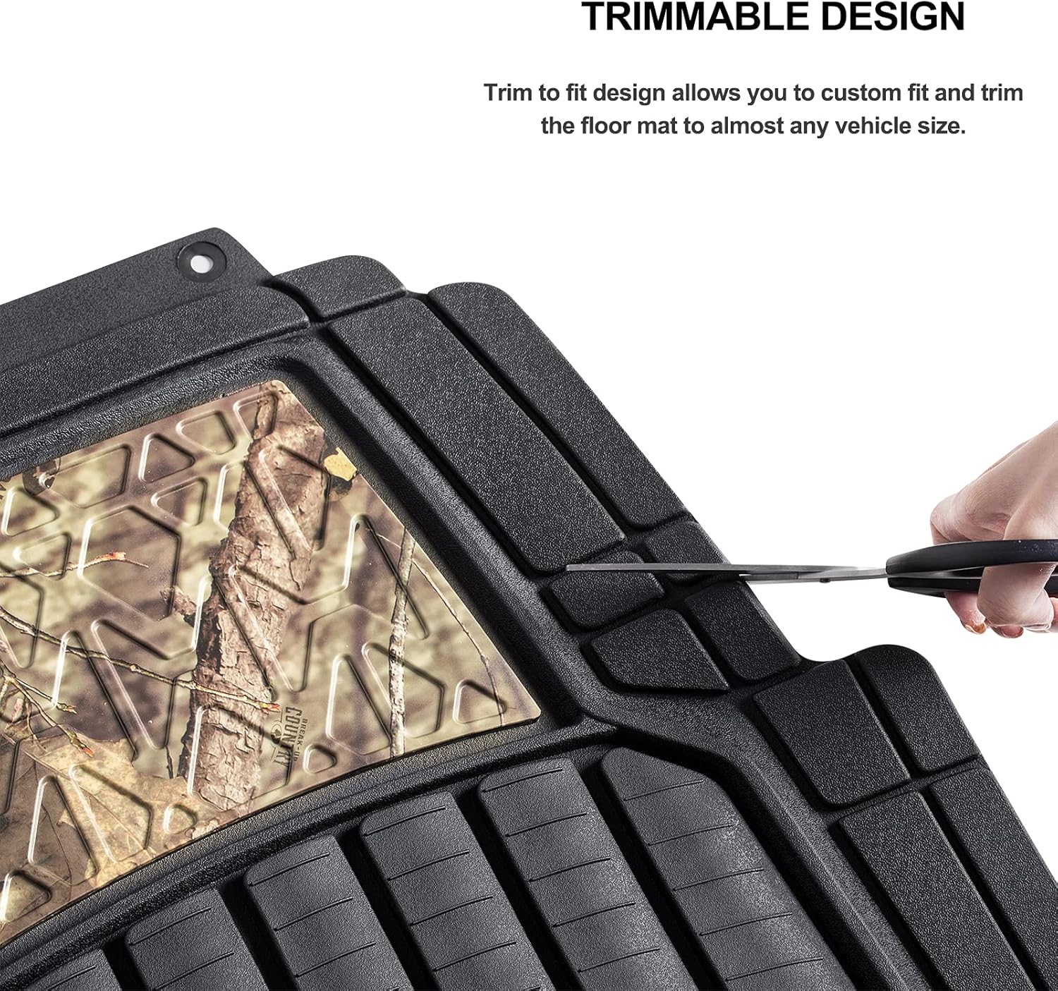 4 Pcs Camo Floor Mats C205063