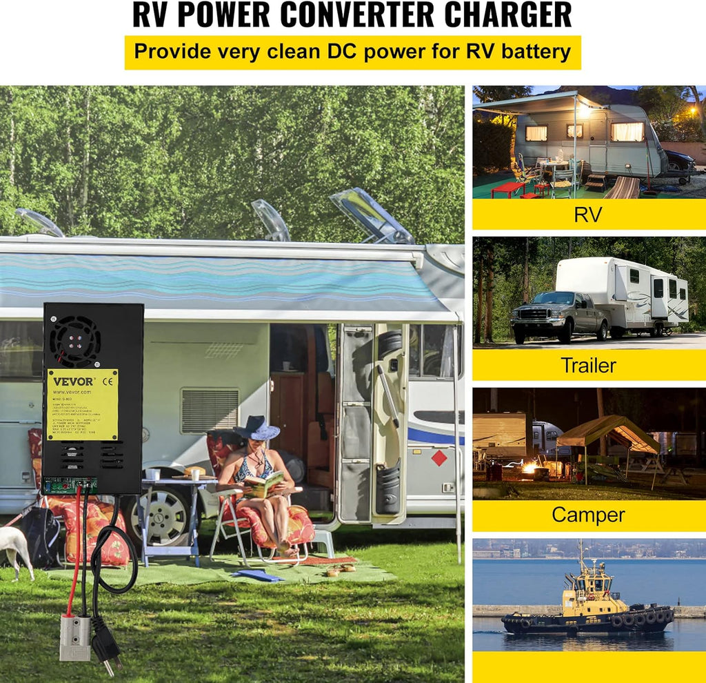 RV Power Converter Charger 600W 35 Amp B8279