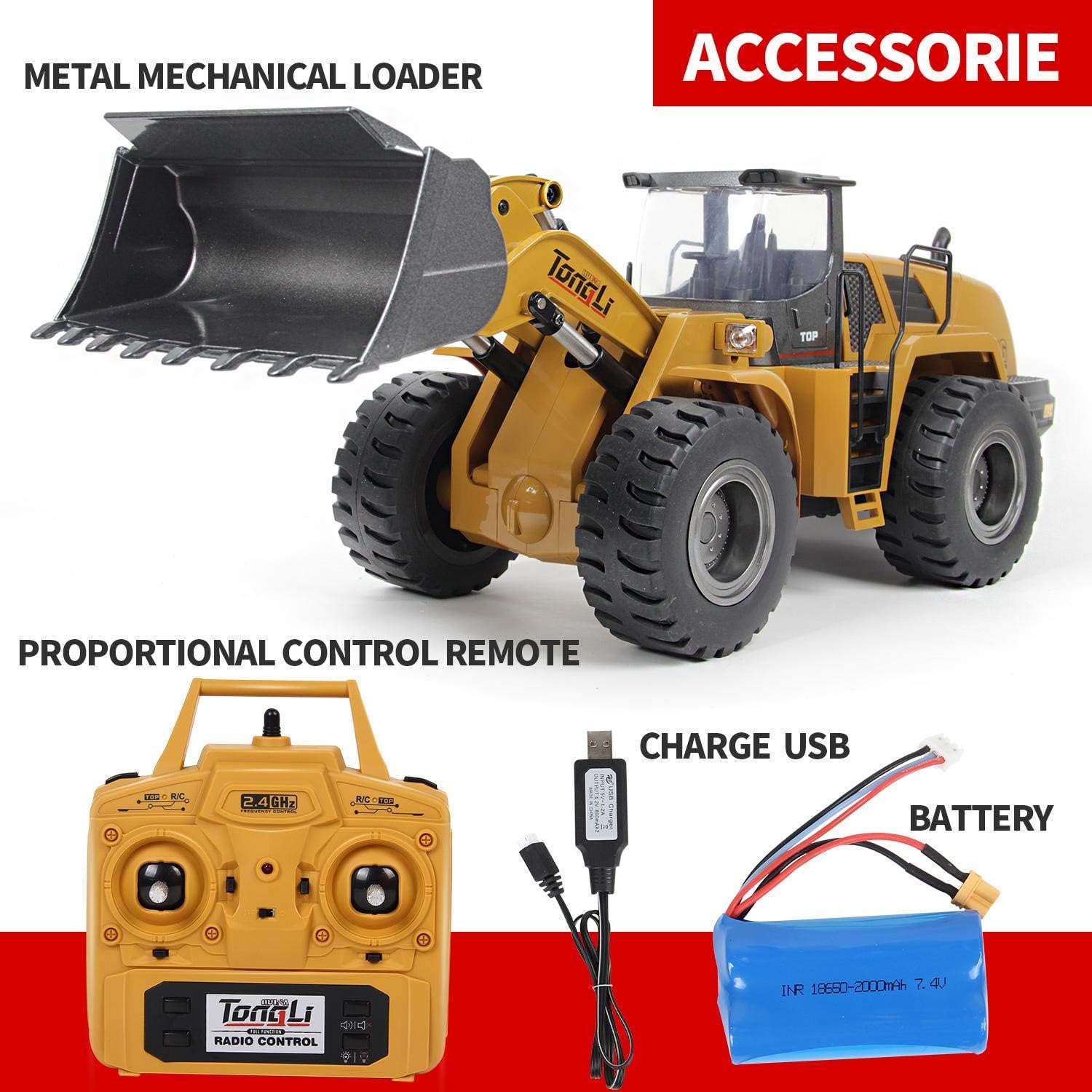 Metal RC Bulldozer X42670