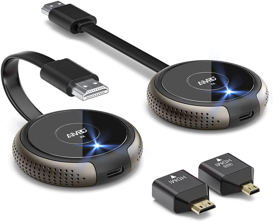 Wireless HDMI Transmitter and Receiver 4K, 5G Live Video/Audio Extender 100FT/30M M125