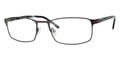 Matte Gray Rectangular Full Rim Eyeglasses X996274