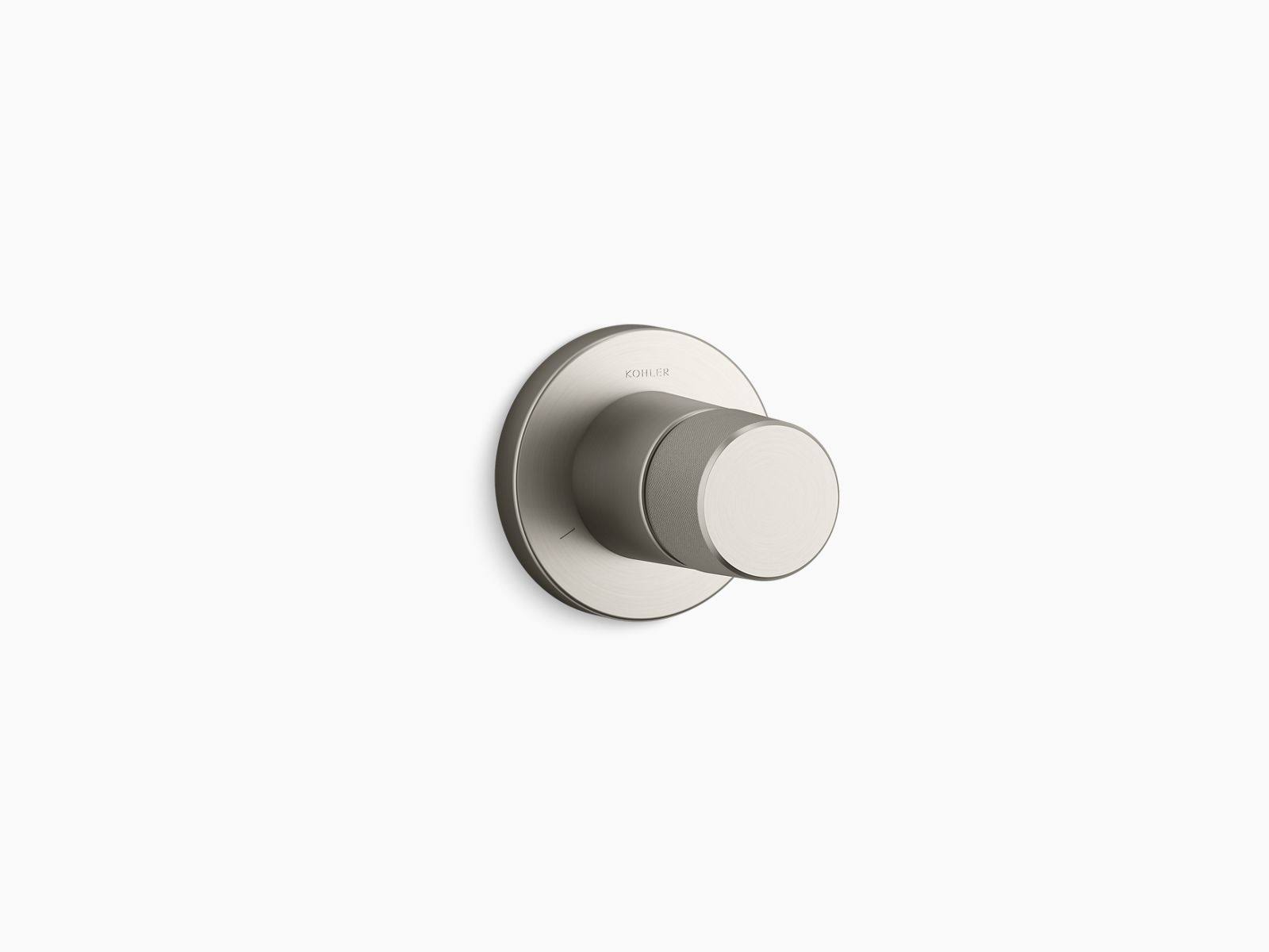 Vibrant Brushed Nickel Transfer Valve Trim W128
