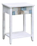 Multi Color 1 Drawer Accent Table R56358