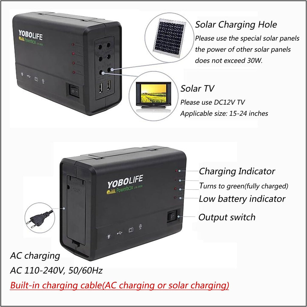 Portable Power Station with Solar Panel R585131