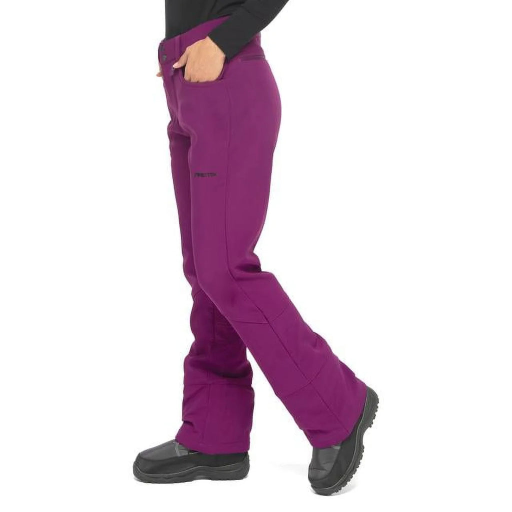 Plum Fleece lined Softshell Ski Snow Pant B954739