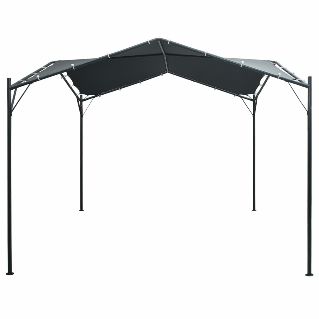 9.8ft x 9.8ft Steel Gazebo Tent Canopy U74381