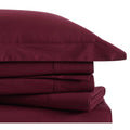 Burgundy Queen Cotton Sheet Set T45857