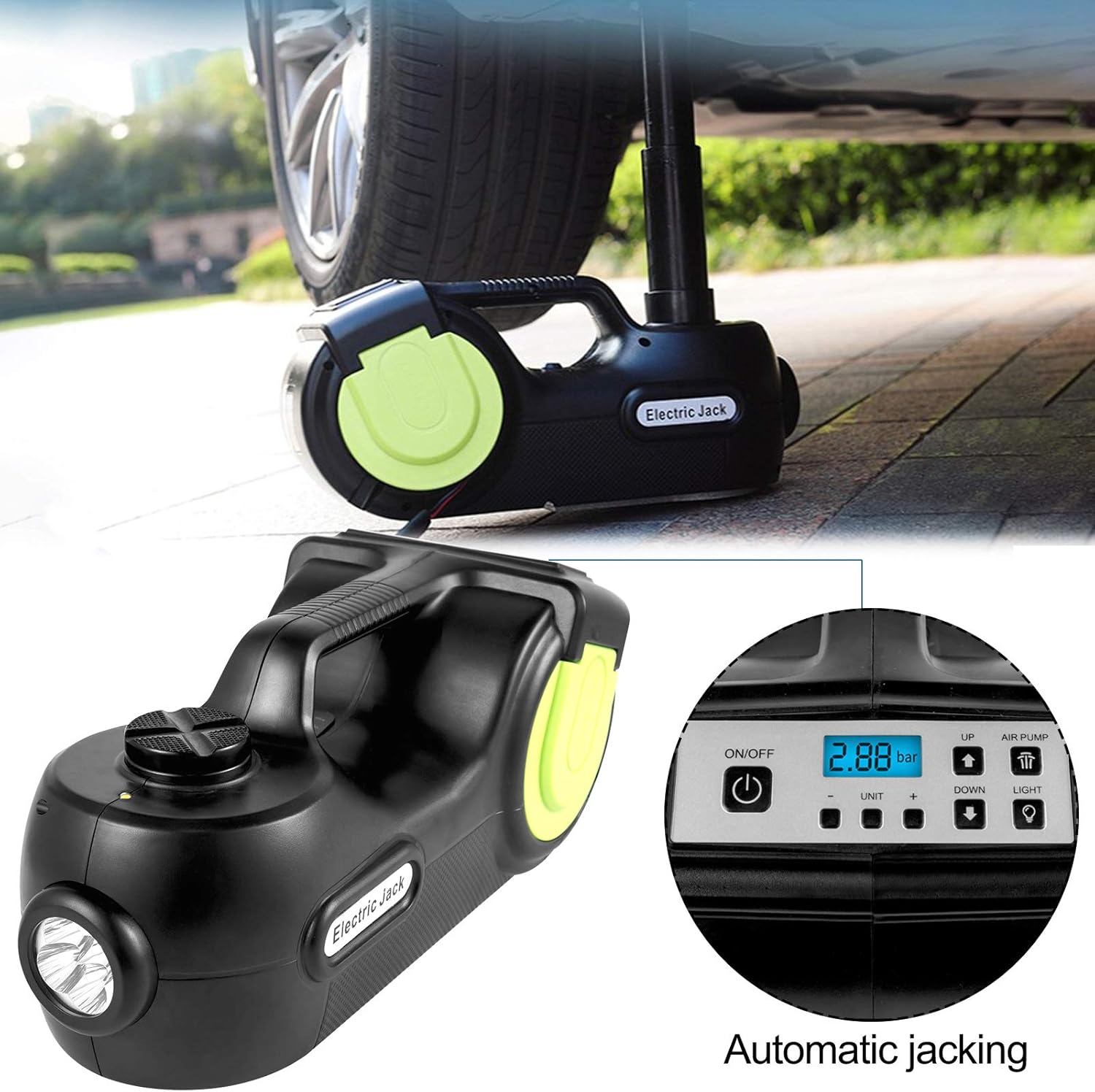 5 Ton Electric Hydraulic Floor Jack with LED Light L2869
