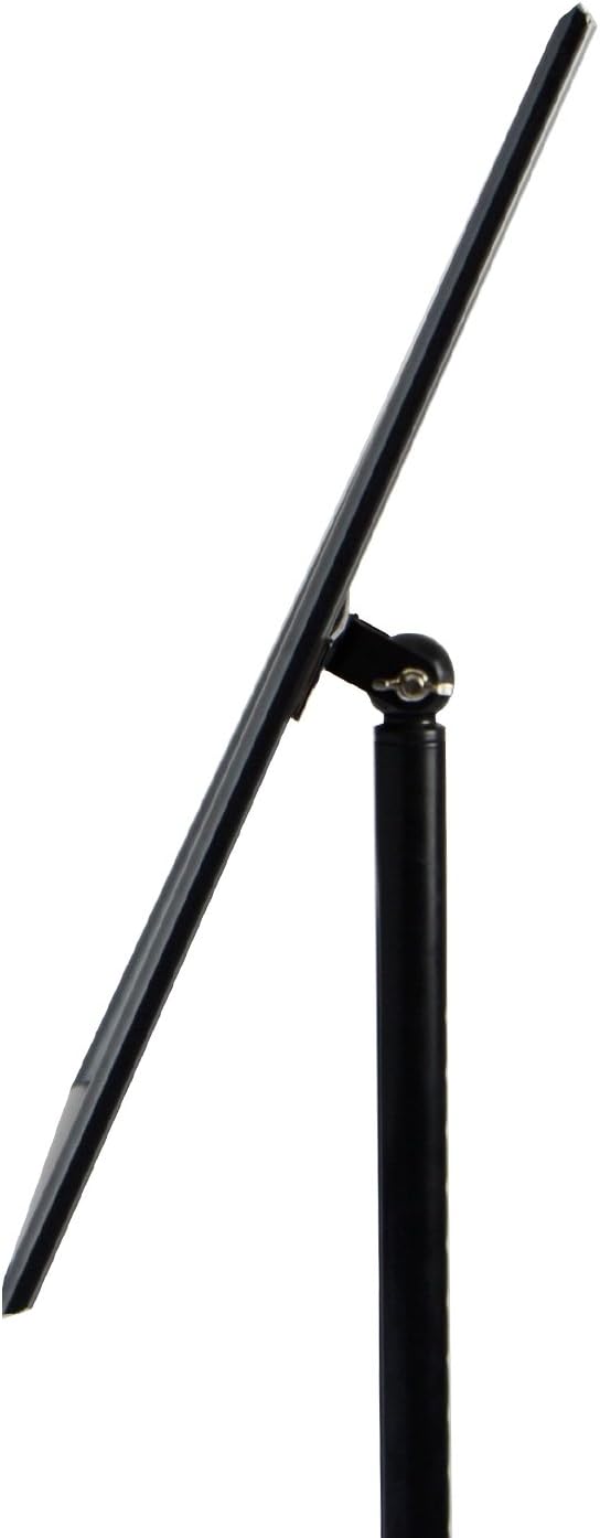 Adjustable Pedestal Poster Stand Aluminum Snap Open Frame for 11 x 17 Inch, Black K9124