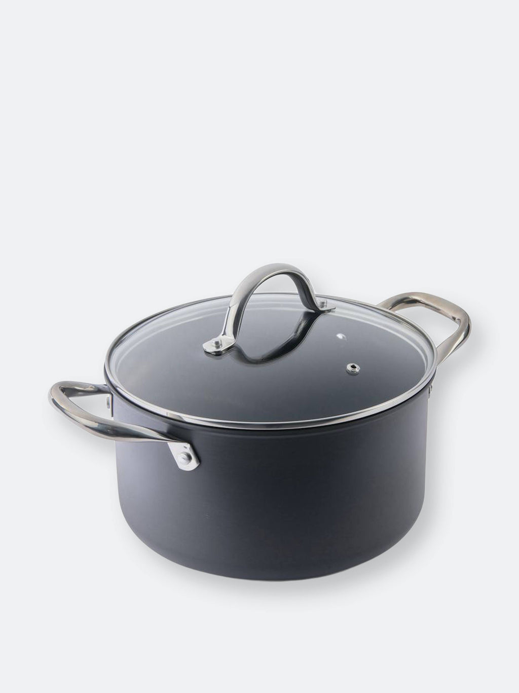 Nonstick 6 qt. Hard-Anodized Covered Stock Pot Z8073
