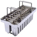 Popsicle Molds Ice Pop Maker Round Head Double Slot 85ml 20pcs U1037