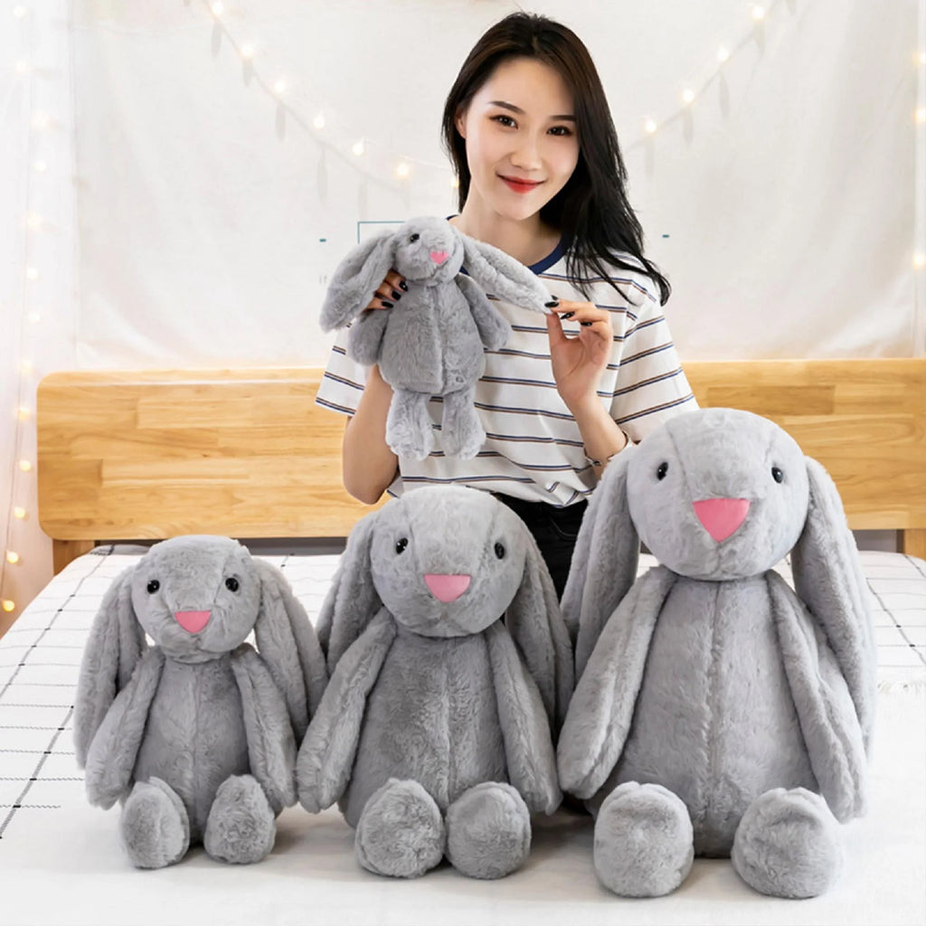 Soft Plush Stuffed Animals Long Ear Bunny Rabbit Dolls V979