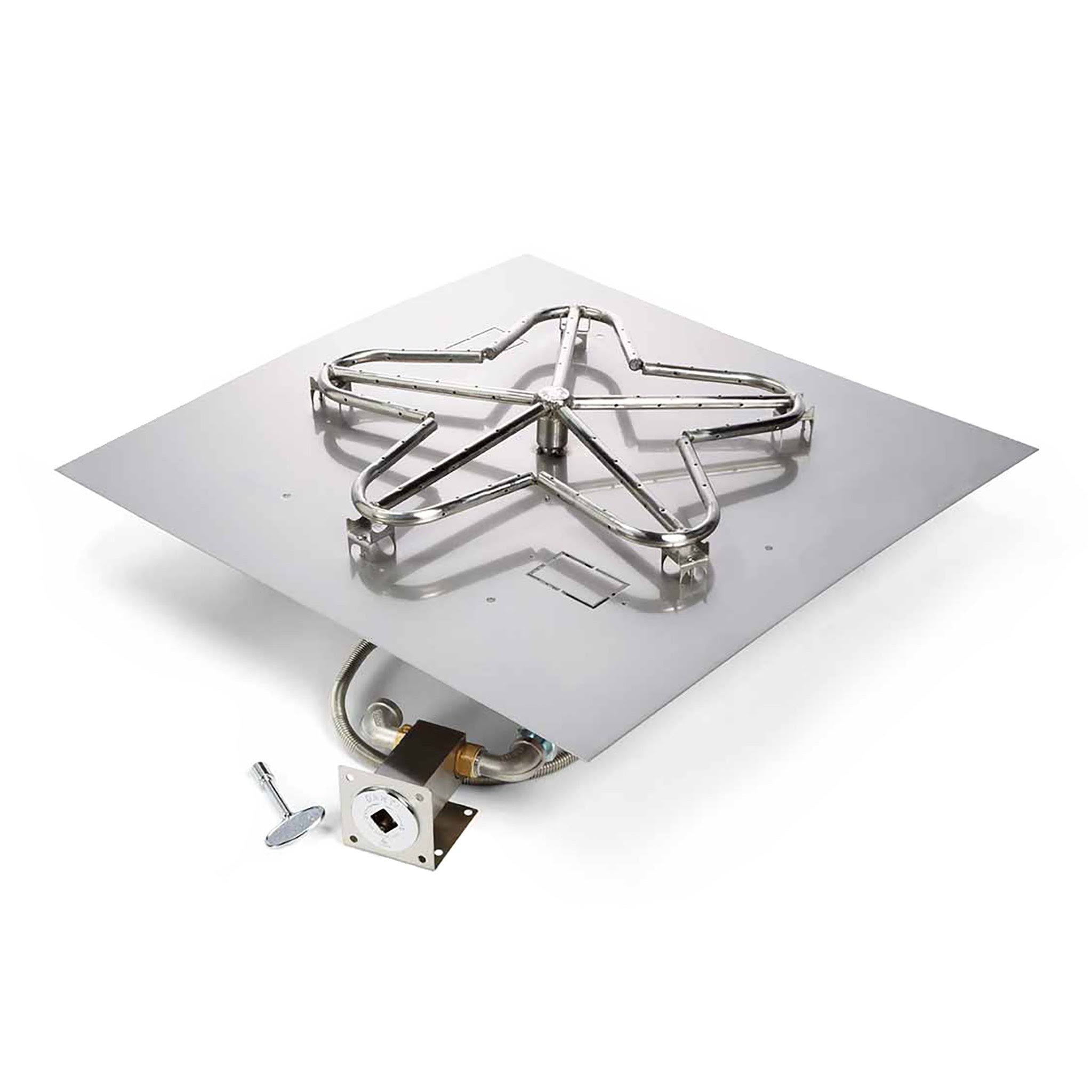 30 in Square Flat Pan Fire Pit Insert Natural Gas I664