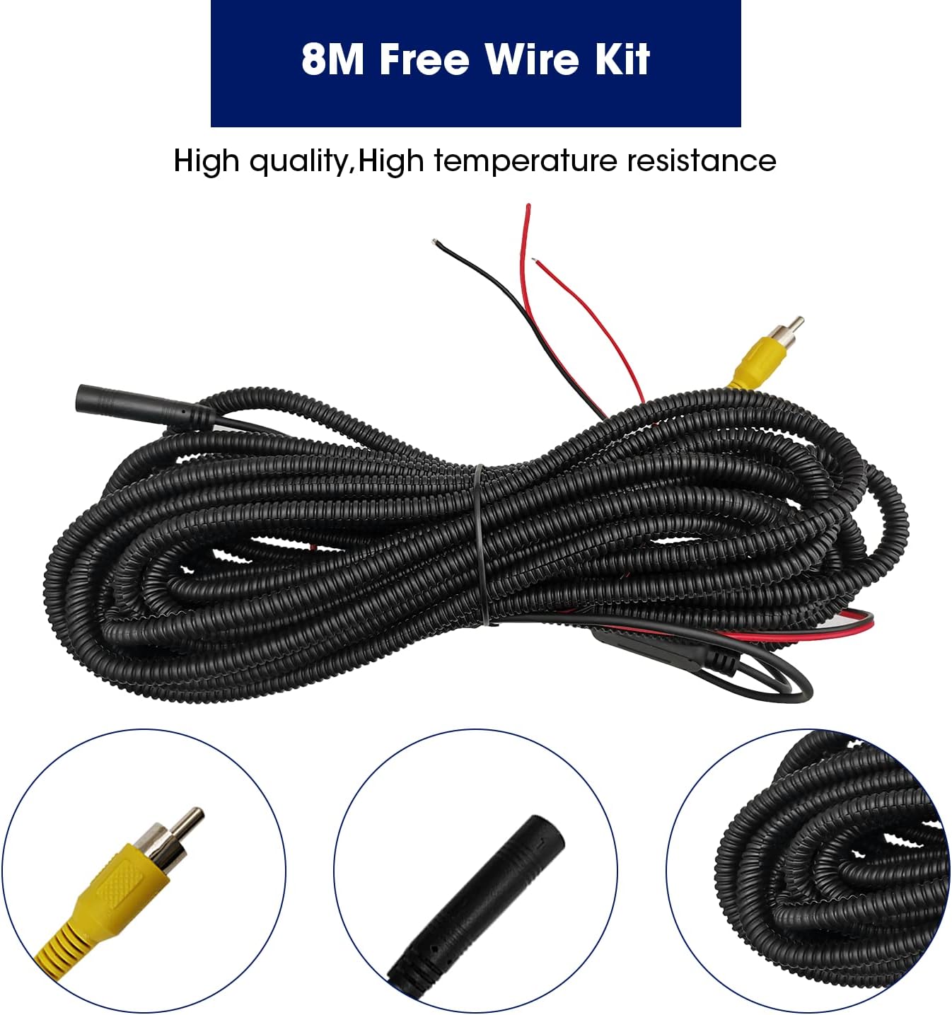 Replacement Camera for Ford F150 F250 F350 F450 F550 with RCA Connector I841