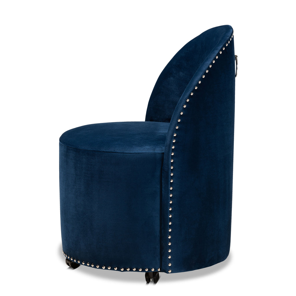 Navy Blue Bucket Chair E472399