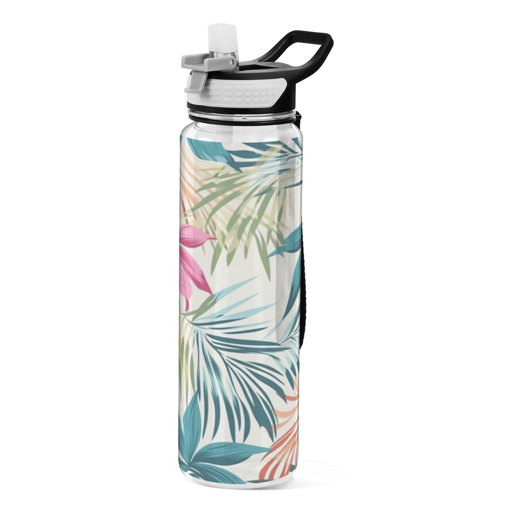 32oz Tritan Leakproof Clear Water Bottle with Straw R5115