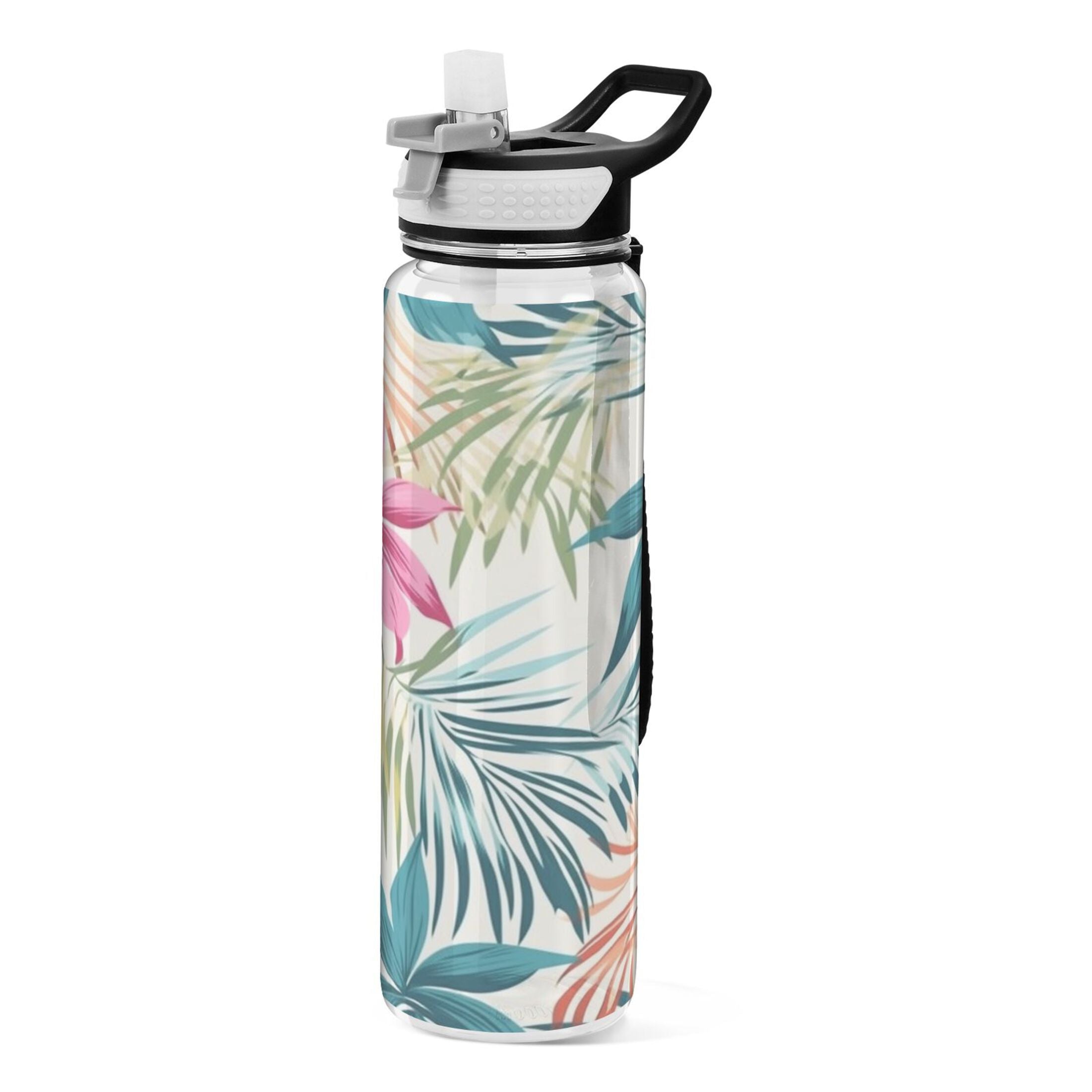 32oz Tritan Leakproof Clear Water Bottle with Straw R5115