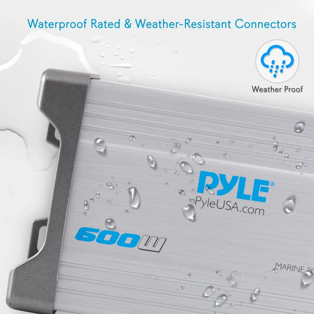 Waterproof 600 W 2 Channel Marine Power Audio Amplifier G653457