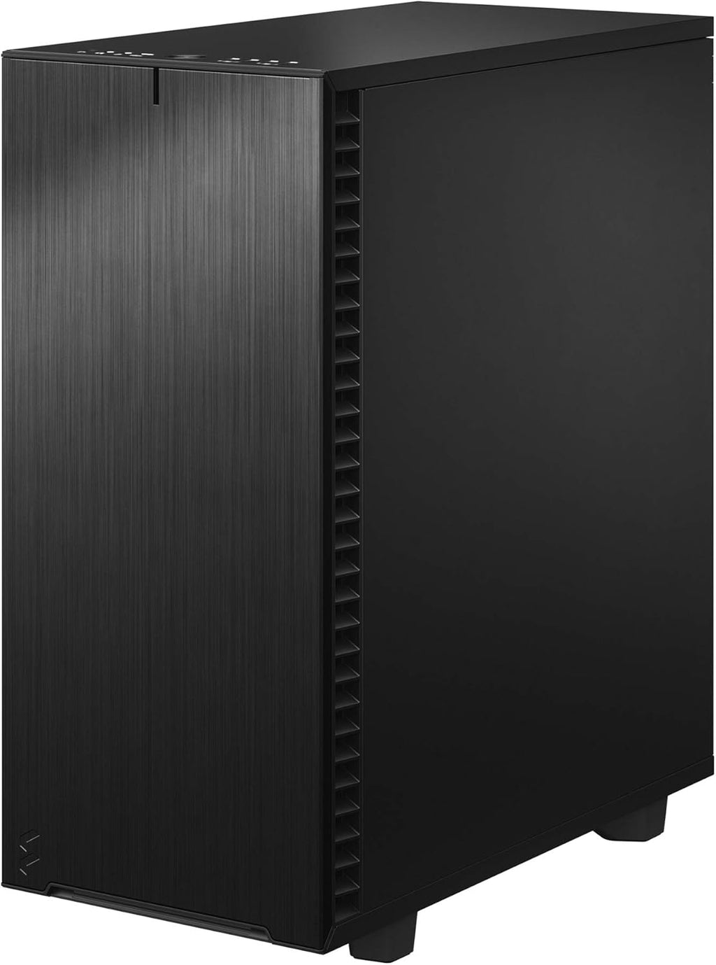 Black Brushed Aluminum/Steel ATX Mid Tower Computer Case H47166