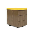 Carini Walnut/Eureka 3-Drawer Vertical Filing Cabinet K809610