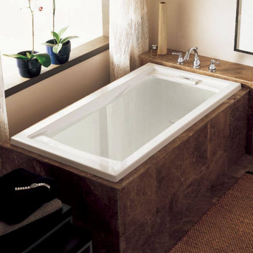 White Deep Soak Bathtub Z90962