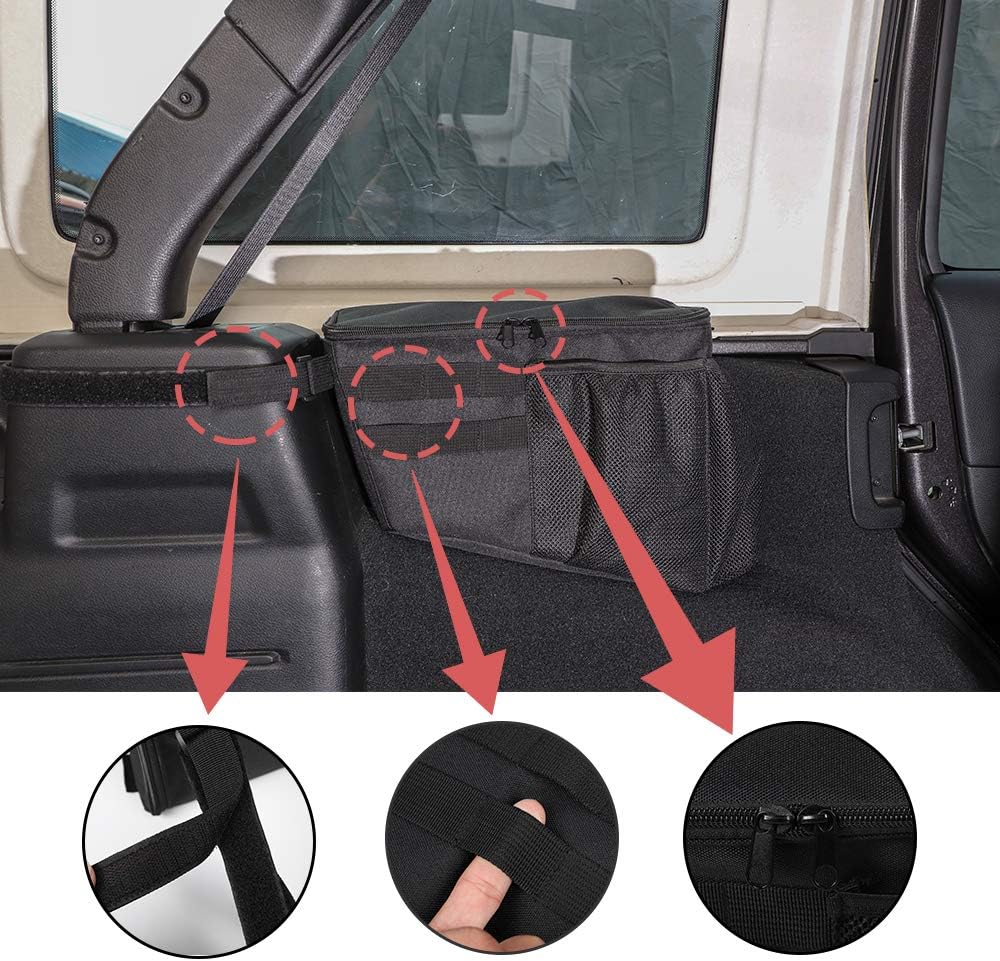 Car Trunk Organizer, Cargo Organizer Side Storage Bag H49741
