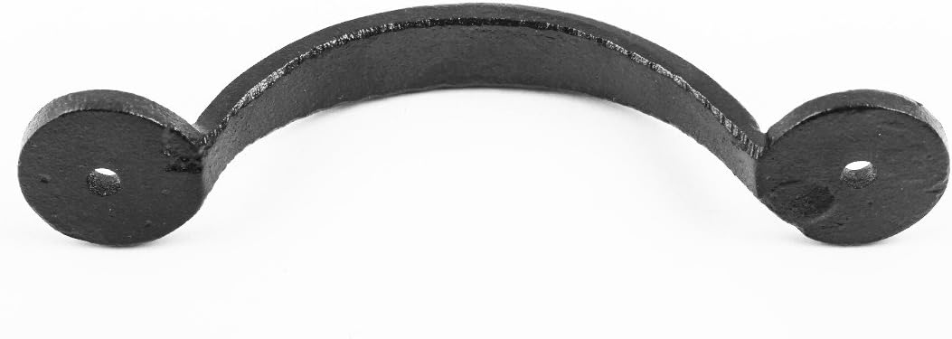 Black Wrought Iron Cabinet Drawer Handle Pack Of 12 S810423