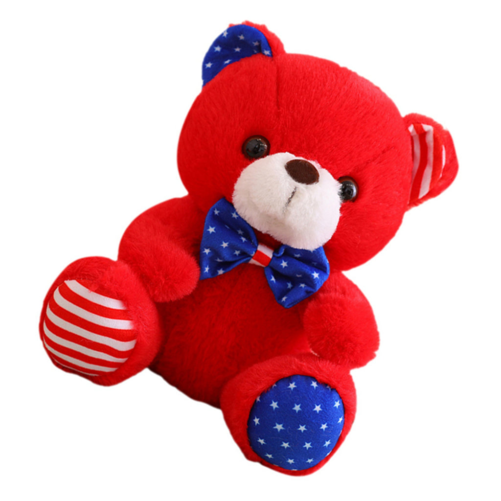 Patriotic Teddy Bear Plush Doll Stuffed Animal Q3705
