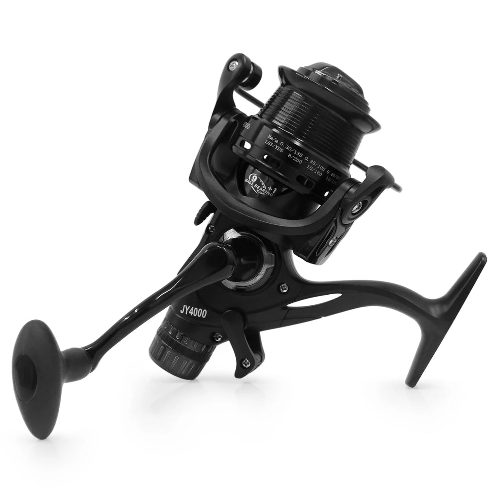 Fishing Reel Dual Brake System High Speed Spinning Interchangeable Handle M661