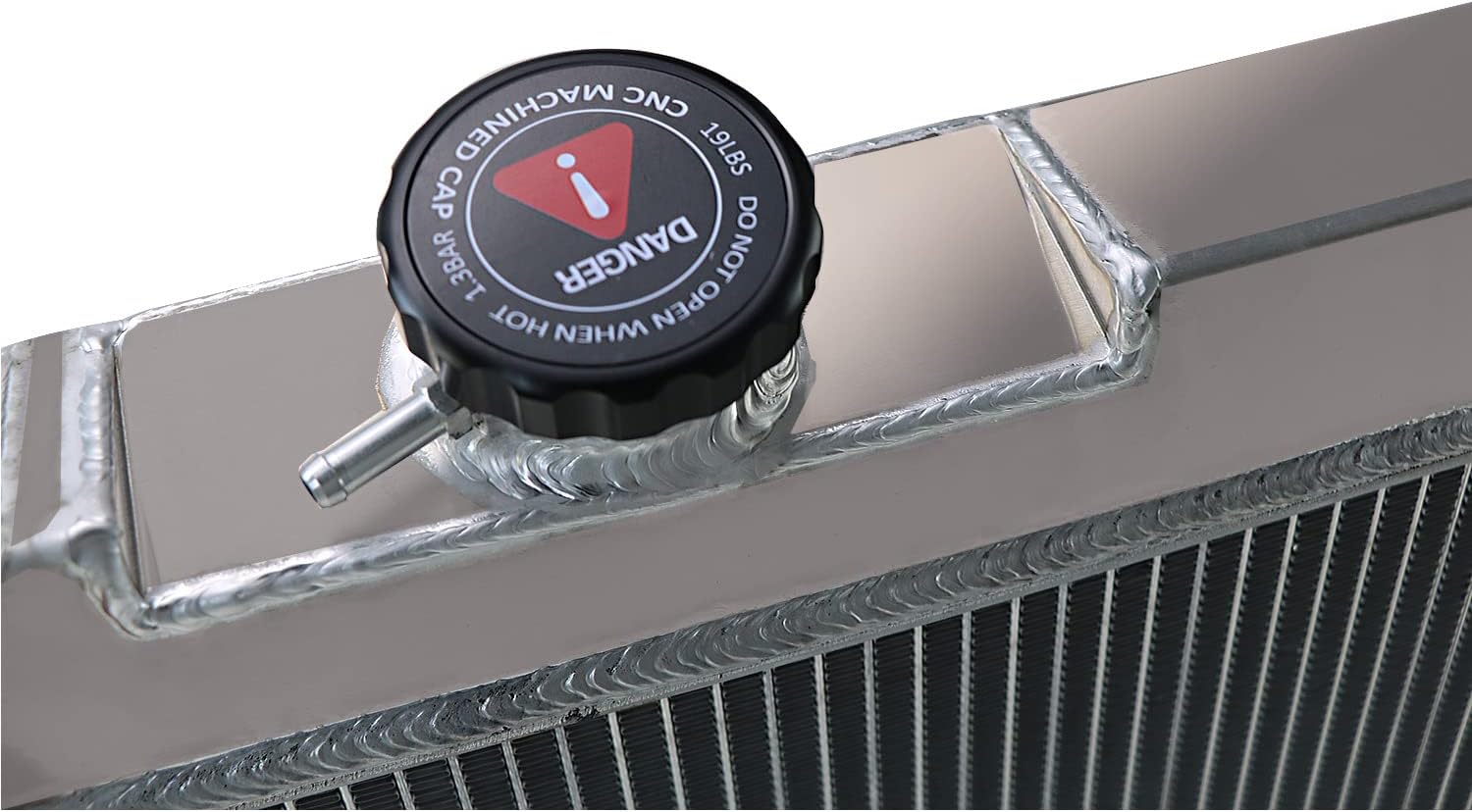 3 Row Radiator with Shroud Fan and Relay for Chevy Pickup Truck A736