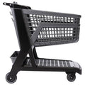 Gray Full Size Plastic Grocery Shopping Cart E414