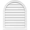 Round Top Surface Mount PVC Gable Vent with Brickmould Y330868