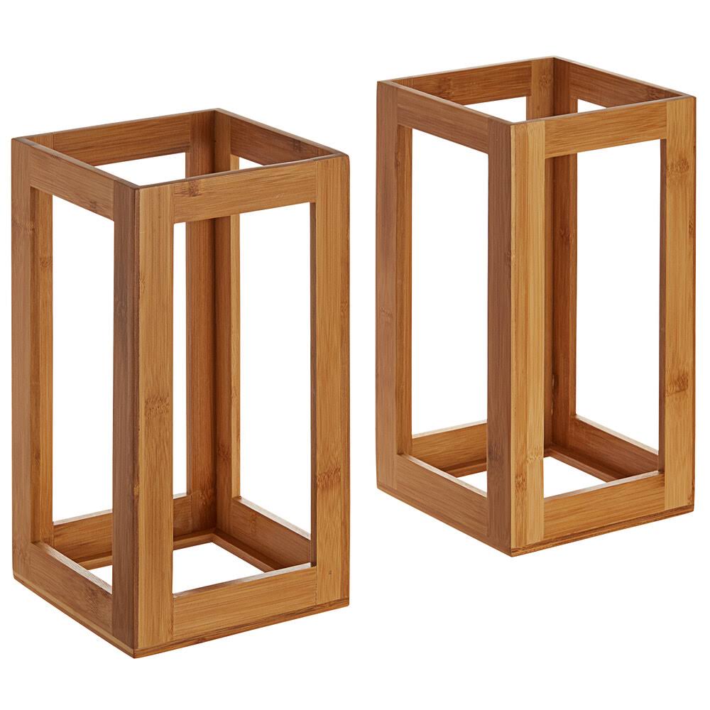 13x22 Natural Bamboo Rectangular Riser J443