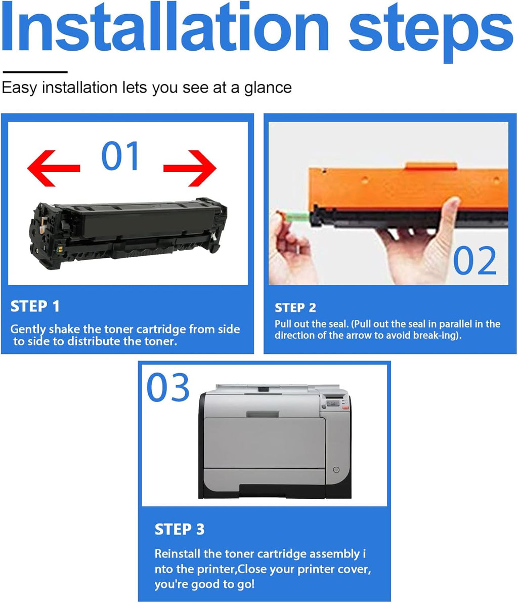 Magenta Toner Cartridge for HP Color CP2025 Printer H217586