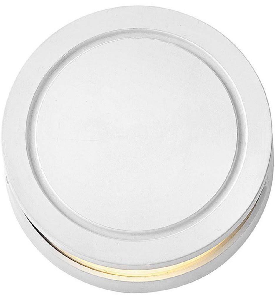 Satin White Round Deck Light Q219150
