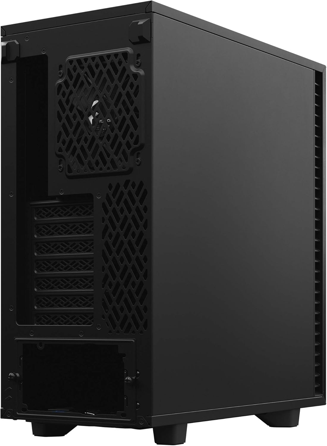 Black Brushed Aluminum/Steel ATX Mid Tower Computer Case H47166