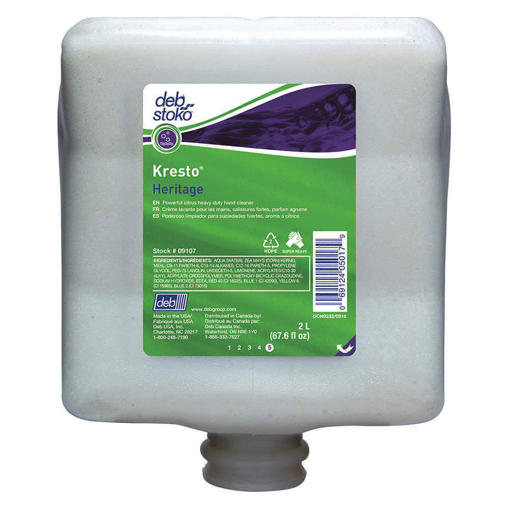 2 L Gray Liquid Hand Cleaner Cartridge, Pk 4 K659