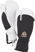 Army Leather Patrol 3 Finger Glove Black 10 O627