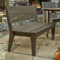 New England Red Wash Garden Bench G41318