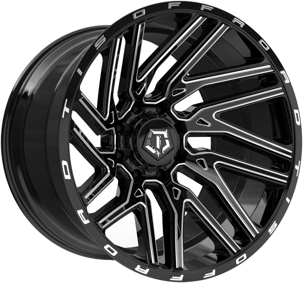 20x12 6x135/6x5.5" -44mm Black/Milled Wheel Rim I492497