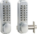 Satin Combination Door Lock Deadbolt J4351