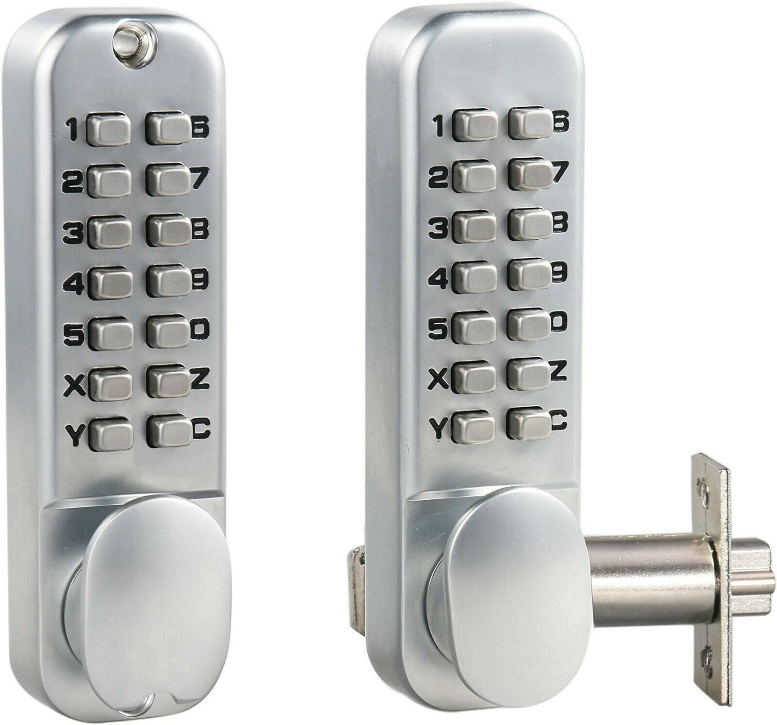 Satin Combination Door Lock Deadbolt J4351