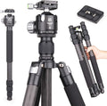 Carbon Fiber Tripod Heavy Duty Compact Stand Y6057
