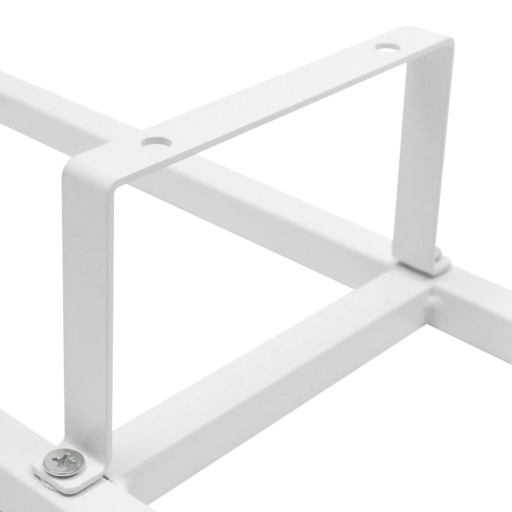 3Pcs White Metal CD DVD Media Storage Rack L172